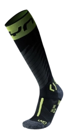 Ski Socks UYN Men One Merino Black/Lime ‘24