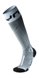 Ski Socks UYN Men One Merino Grey Melange/White ‘24