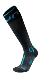 Skisocks UYN Men One Merino Anthracite/Turquoise ‘24