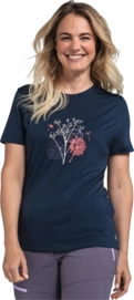 T-Shirt Schöffel T-Shirt Hochberg L Damen Dress Blues