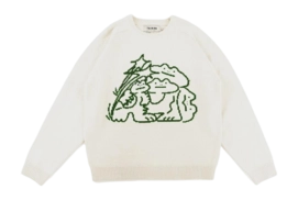 Sweater Taikan Unisex Taikan By Joshua Frogs Knit Cream