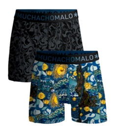 Boxer Muchachomalo Homme Shorts Starry Print (2 Pièces)