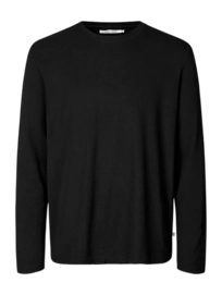 Langarmshirt Samsøe Samsøe Sajaxon LS Herren Black