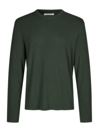 Langarmshirt Samsøe Samsøe Sajaxon LS Herren Climbing Ivy