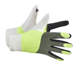Handschoen Craft Unisex Adv Lumen Fleece Glove Ash White Flumino
