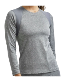 Langarmshirt Craft Adv Essence LS Tee Damen Dark Grey Melange