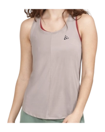 Vest Top Craft Women Core Charge Rib Singlet Clay