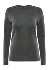 Maillot de Corps Craft Femme Core Wool Merino LS Tee Juniper Melange