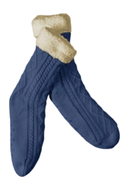 Socken De Witte Lietaer Teddy Yamuna Unisex Royal Blue