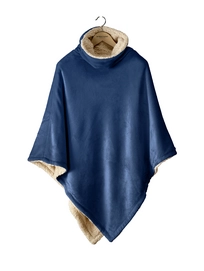 Poncho De Witte Lietaer Ganges Royal Blue