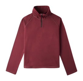 Ski Sweatshirt O'Neill Girls Clime Half Zip Fleece Windsor Wine