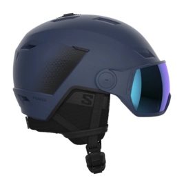 Skihelm Salomon Pioneer LT Visor Blue 2