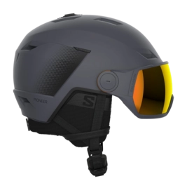 Skihelm Salomon Pioneer LT Visor Ebony 2