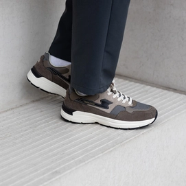 Stepney Workers Club Amiel S-Strike Suede Mix Grey