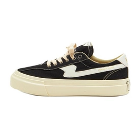 Sneaker Stepney Workers Club Dellow S-Strike Wildleder Schwarz / Weiß