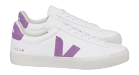 Veja Women Campo Chromefree Leather Extra-White Mulberry