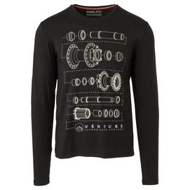 Maillot de Vélo AGU Unisex Casual Performer Long Sleeve Venture Off Black