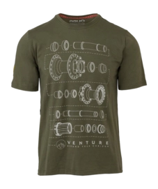 Fietsshirt AGU Unisex Casual Performer Short Sleeve Venture Army Green