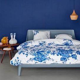 Dekbedovertrek Beddinghouse Dutch Design Delft Blauw Satijn