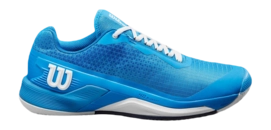 Chaussures de Tennis Wilson Men Rush Pro 4.0 Clay French Blue White Navy Blazer