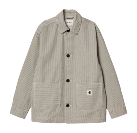 Manteau Carhartt WIP Femme Haywood Rayure Haywood Wax / Black Rinsed