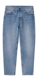 Pantalon Carhartt WIP Unisexe Newel Pant Blue Light Used Wash