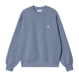 Sweatshirt Carhartt WIP Women Casey Bay Blue / Silver