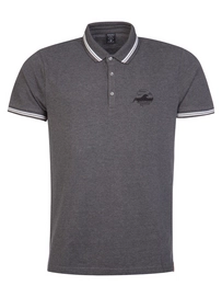 Polo Protest Homme Ted Dark Grey Melee