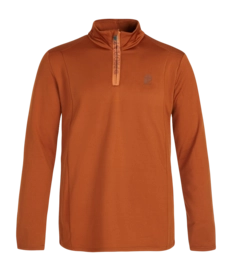 Pull de Ski Protest Men Will 1/4 Zip Top Umberorange 24
