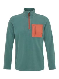 Skipully Protest Men Prtlomono 1/4 Zip Top Atlantic Green