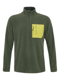 Pull de Ski Protest Men Prtlomono 1/4 Zip Top Thyme
