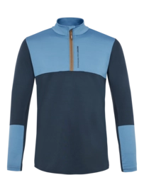 Pull de Ski Protest Men Prtsitano 1/4 Zip Top Blue Nights