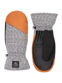 Fäustlinge Protest Prtmytosa Mitten Damen True Black Orange Grey