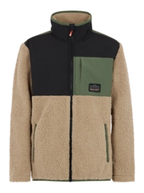 Ski Sweatshirt Protest Boys Prtheron Jr Full Zip Top Bamboo Beige