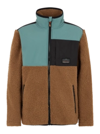 Pull de Ski Protest Garçon Prtheron Jr Fullziptop Sandy Brown