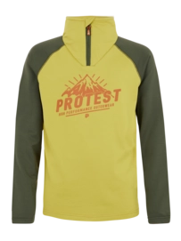 Ski Sweatshirt Protest Boys Skip Jr 1/4 Zip Top Spilt Pea Green