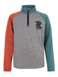 Ski Sweatshirt Protest Boys Prtvalki Jr 1/4 Zip Top Dark Grey Melee