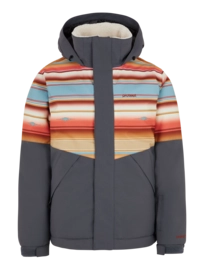 Skijacke Protest Prtulla Jr Mädchen Shadow Grey Orange