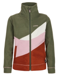 Zip Sweatshirt Protest Girls Pelican Jr Full Zip Top Uluru Rust