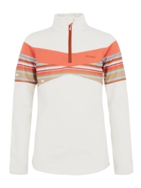 Pull de Ski Protest Fille Prtcedark Jr 1/4 Zip Top Kit Offwhite