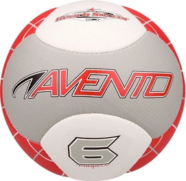 Balle de Foot de Plage Avento Soft Touch Rouge Gris