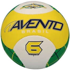 Balle de Foot de Plage Avento Soft Touch Vert Jaune
