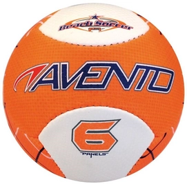 Balle de Foot de Plage Avento Soft Touch Orange Blanc