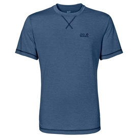 T-Shirt Jack Wolfskin Crosstrail T Homme Ocean Blue