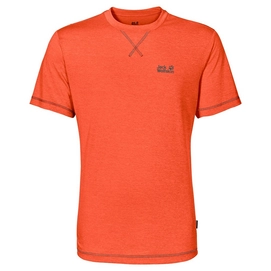 T-Shirt Jack Wolfskin Crosstrail T Homme Mango Orange