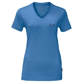 T-Shirt Jack Wolfskin Crosstrail T Femmes Wave Blue