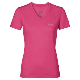 T-Shirt Jack Wolfskin Women Crosstrail Pink Peony