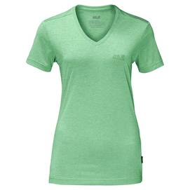 T-shirt Jack Wolfskin Crosstrail T Femmes Spring Green