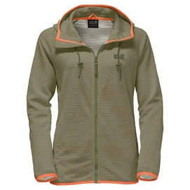 Gilet Jack Wolfskin Tongari Hooded Jacket Women Khaki