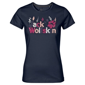 T-Shirt Jack Wolfskin Brand T W Midnight Bleu